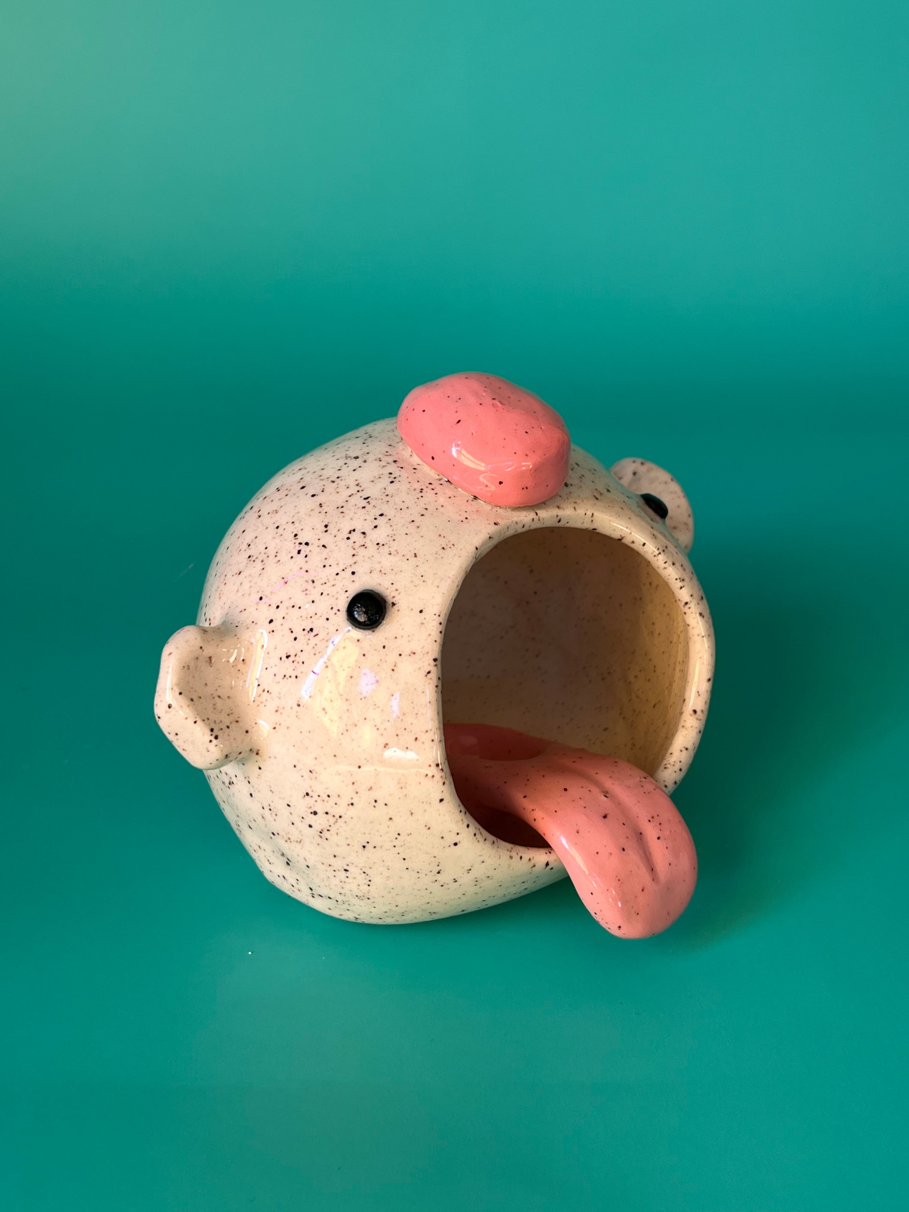 Pink Nosed Salt Cellar