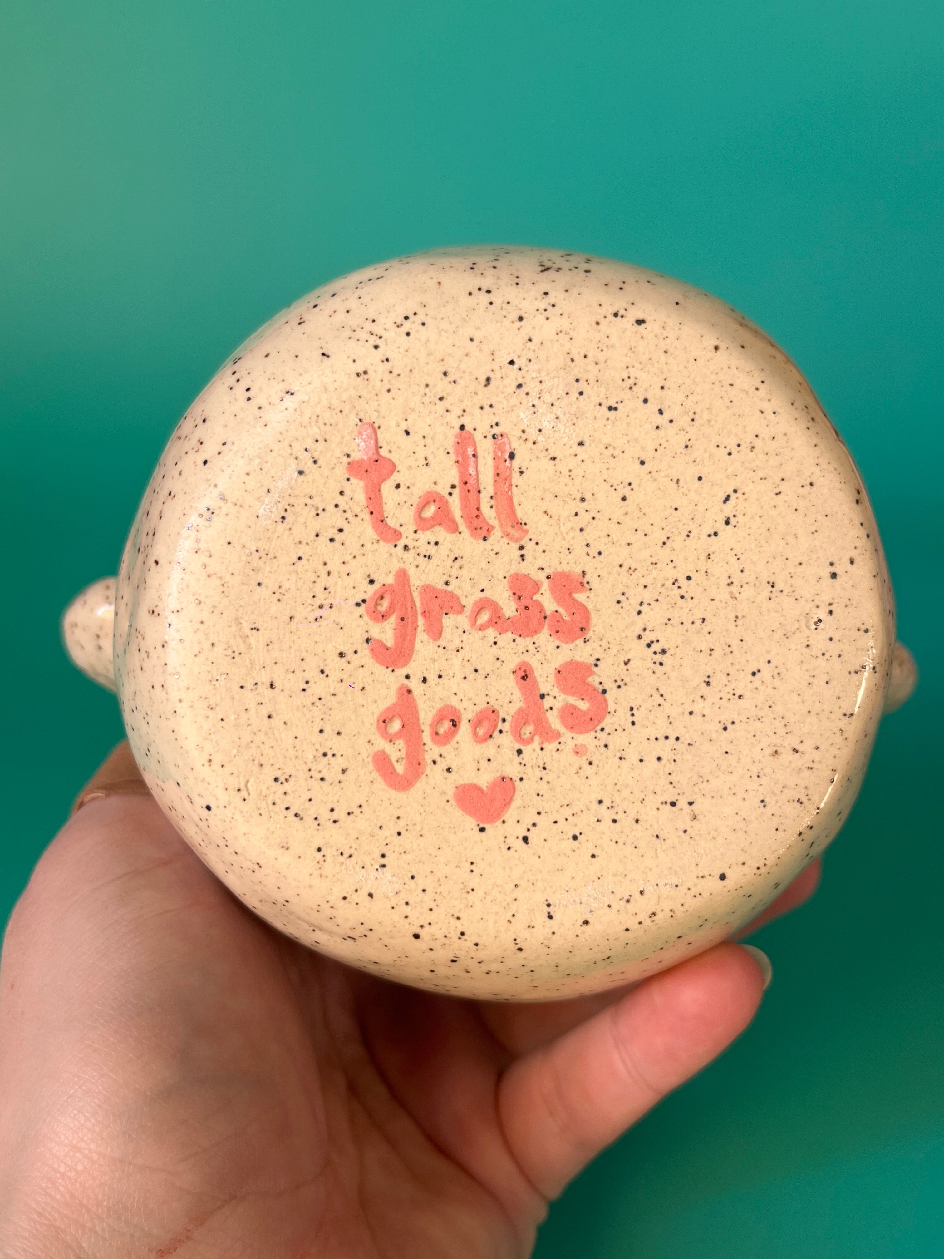 Blue Nosed Clown with Green Makeup Salt Cellar
