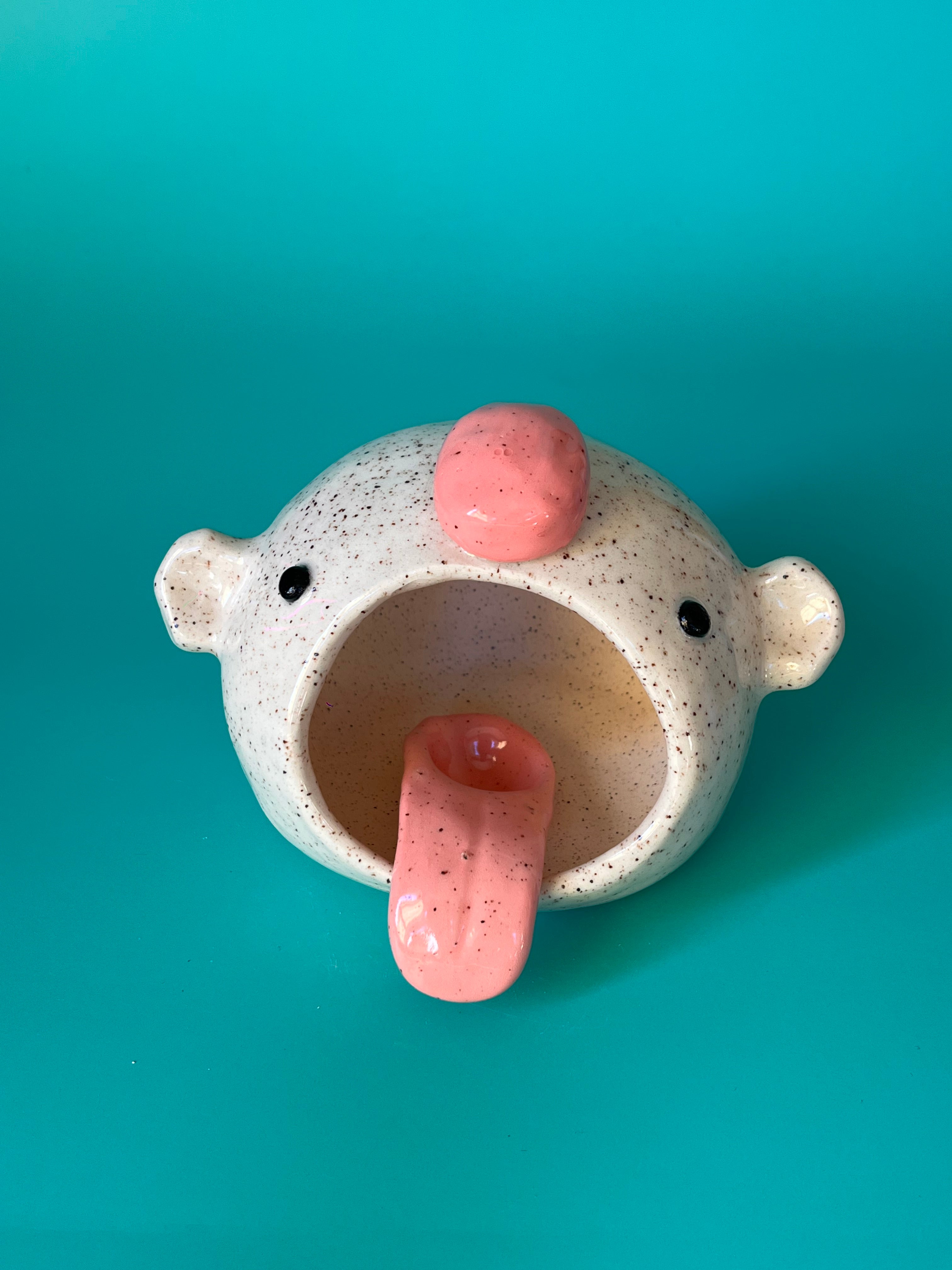 Pink Nosed Salt Cellar